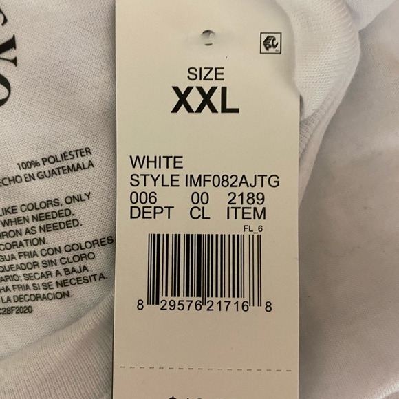 "Revolution33" Women's White Tee - Picture 4 of 4